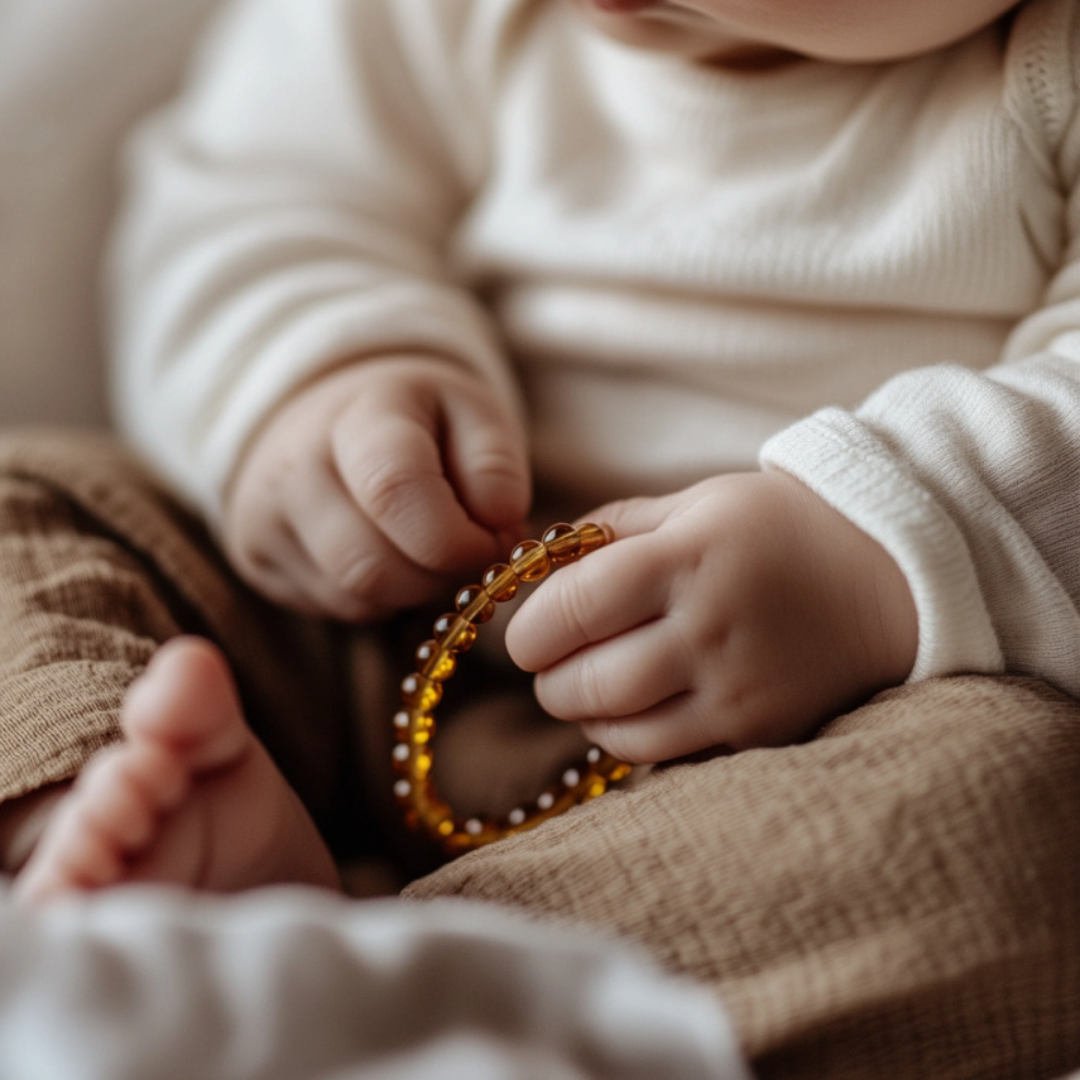 amber teething bracelet